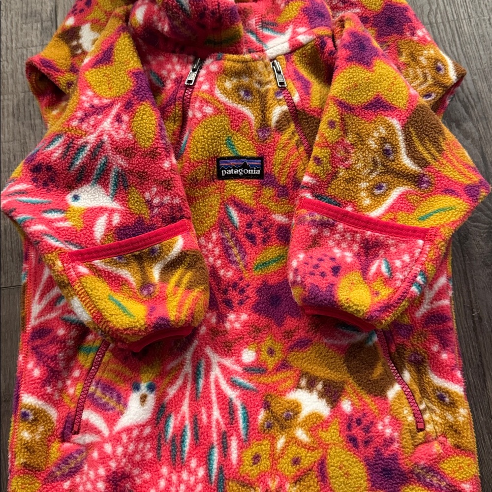 Patagonia Kids' Colorful Fleece bunting - Picture 5 of 5